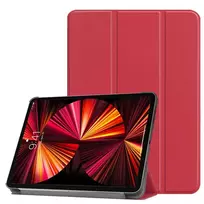 lenov tab p11 deklas - iLike "Tri-Fold Eco-Leather Stand Case Lenovo Tab P11 (11.5")" Coral Pink - 3 nuotrauka
