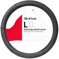 naturalios odos vairo - Amio Automobilio vairo užvalkalas 39-41 cm, natūrali oda, SWC-50-L - 2 nuotrauka