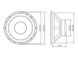 automobiliu garsiakalbiai - Blow A-250 4Ohm (30-538#) - 3 nuotrauka