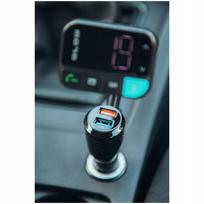 blow bluetooth - BLOW 74-165 FM siųstuvas Bluetooth 5.0 + įkroviklis 3.4A, juodas (Black) - 2 nuotrauka