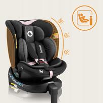 kedutes - LIONELO NAVY I-SIZE AUTOMOBILINĖ KĖDUTĖ, 0-36 KG, Juoda/Rožinė (Black/Pink) - 3 nuotrauka