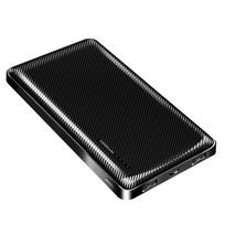 10000 power bank - Logilink PA0316 Power bank, Li-Po, 2x USB-A, USB-C, 10000 mAh, juodas - 3 nuotrauka