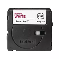 spausdintuvas balta - Brother BTAG-232 | Red on White | Btag | BTAG232 - 4 nuotrauka