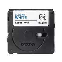 spausdintuvas balta - Brother BTAG-233 | Blue on White | Btag | BTAG233 - 3 nuotrauka