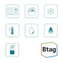 spausdintuvas balta - Brother BTAG-233 | Blue on White | Btag | BTAG233 - 4 nuotrauka