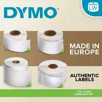 spausdintuvas balta - DYMO S0722520 Etiketės 25 x 54mm (Baltos spalvos - White) 500 vnt. - 6 nuotrauka