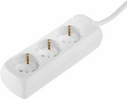 Hama Distribution Panel 3 Sockets 1.4m White