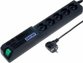 Acar Surge Protector 5 Outlet Black 5m