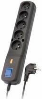Lestar Surge Protector Black 1.5m