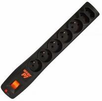 ilgintuvas 1.5 - HSK Data Surge Protector 7 Outlet Black 1.5m - 1 nuotrauka