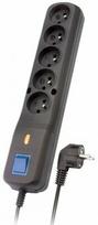 Lestar Surge Protector Black 5m