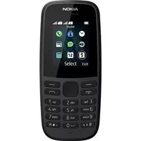 nokia - Nokia 105 2019 Dual SIM Black (Juodas) - 2 nuotrauka