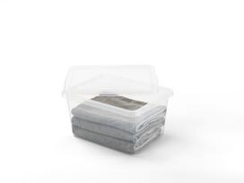 daiktadez plast - Daiktadėžė Plast Team, skaidri, 330 x 430 x 216 mm - 4 nuotrauka