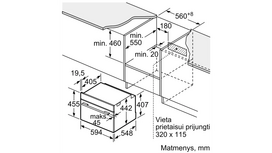 imontuojama orkaite 45 - Bosch CMG7241W1 - 5 nuotrauka