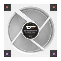 120 mm case - DarkFlash DM20 LINE Cooling Fan White - 2 nuotrauka