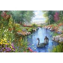 puzzle 1500 - Castorland Puzzle Black Swans Andres Orpinas 1500pcs - 2 nuotrauka
