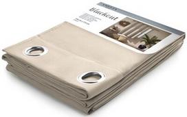 AmeliaHome Blackout Curtains Cream 140x175cm