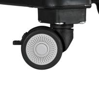 laiptu kopiklis - HOMCOM Sulankstomas pirkinių vežimėlis su laiptų kopikliu, 80 kg, juodas (Black) - 2 nuotrauka