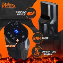 keraminiai sildytuvai - Warmtech WTCH2000TL-78, 2000W, su nuotoliniu pultu - 4 nuotrauka