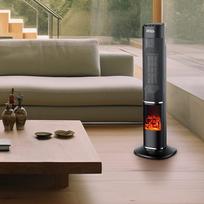 keraminiai sildytuvai - Warmtech WTCH2000TL-78, 2000W, su nuotoliniu pultu - 5 nuotrauka