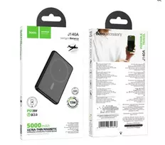 hoco power bank - Hoco J140A Tony PD20W, 5000mAh, 20W, juodas (black) - 2 nuotrauka
