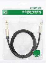 6.3mm trs - UGREEN AV127 3.5mm jack to TRS cable - 5m (grey) - 2 nuotrauka