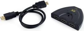 hdmi switch - Gembird Adapter HDMI / HDMI x 3 Black - 3 nuotrauka