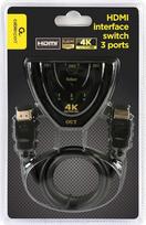 hdmi switch - Gembird Adapter HDMI / HDMI x 3 Black - 4 nuotrauka