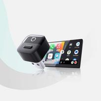 carplay adapteris ottocast - Ottocast Mini Pico Belaidis CarPlay/Android Auto adapteris Juodas (Black) - 8 nuotrauka