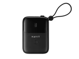 power bank 10000 mah - Havit PB5215, 10000mAh, juodas (black) - 2 nuotrauka