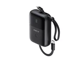 power bank 10000 mah - Havit PB5215, 10000mAh, juodas (black) - 4 nuotrauka