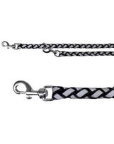 Trixie nailoninis pavadėlis 2 m / 12 mm pilkas-juodas