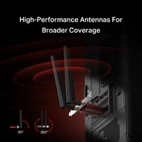 wifi7 pcie - Mercusys BE9300 WiFi 7 Bluetooth 5.4 PCIe Adapter ,  MA47BE - 4 nuotrauka