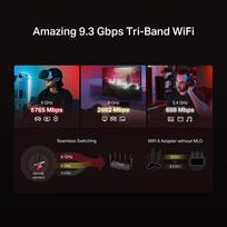 wifi7 pcie - Mercusys BE9300 WiFi 7 Bluetooth 5.4 PCIe Adapter ,  MA47BE - 6 nuotrauka