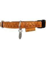 Zolux reguliuojamas antkaklis Mac Leather 20 mm geltonas