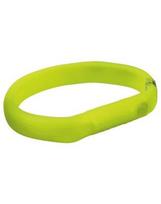 led lights - Trixie šviečiantis antkaklis su USB M–L: 50 cm / 17 mm žalias - 1 nuotrauka