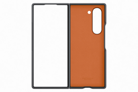 galaxy z fold 6 deklai - Samsung Eco-leather Case EF-VF956PJE Fold6 (Gray) - 4 nuotrauka