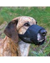 trixie antsnukis - Trixie juodas šuns antsnukis su tinkline apačia S-M - 1 nuotrauka