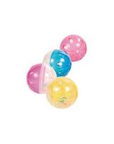 plastikiniai zaislai - Trixie plastikiniai permatomi kamuoliukai 4 vnt. - 1 nuotrauka