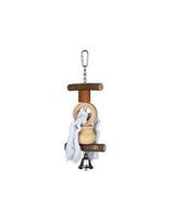 Trixie Natural Living Toy With Bell/Rope 20 cm