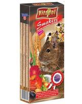 grauziku degu - VITAPOL Smakers  degu su vaisiais, riešutais ir rožių žiedlapiais 2vnt. - 1 nuotrauka
