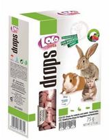 Lolo Pets Berries Drops maistas graužikams 75 g