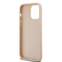 telefono deklas iphone 14 pro max - DKNY Leather Checkered Mono Pattern & Printed Stripes case for iPhone 14 Pro Max - pink - 3 nuotrauka