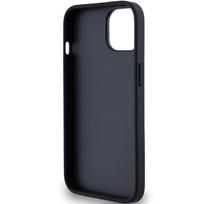 iphone 14 leather case - DKNY Leather Mono Stripe & Metal Logo Case for iPhone 15/14/13 - Black - 3 nuotrauka