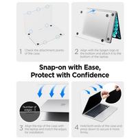 m5 air - Spigen AirSkin Case for MacBook Air 13" 2023/2024/2025/2026 - Semi-Transparent - 3 nuotrauka
