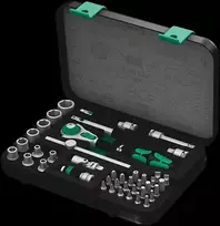 wera zyklop 1 - Wera 8100 SA 4 Zyklop Speed Ratchet Set, 1/4 - 3 nuotrauka