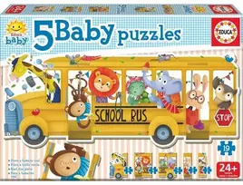 Educa Baby Puzzles School Bus 17575, 19 det.