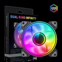 Gamemax Case Fan DUAL RING INFINITY BK Black