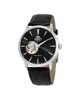 orient laikrodziai - Orient Open Heart Automatic TAG02004B0 Juodas (Black) - 6 nuotrauka