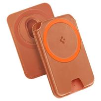magsafe wallet - Spigen Valentinus MagFit+ MagSafe Magnetinis kortelių dėklas telefonui Oranžinė (Orange) - 11 nuotrauka